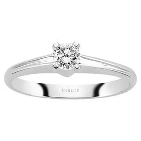 Bague solitaire diamant 0,23 carat