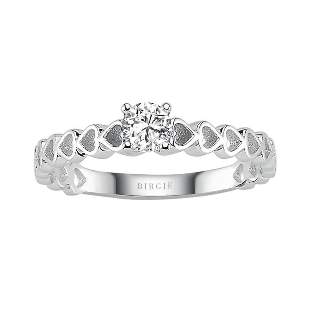 Bague solitaire diamant 0,25 carat