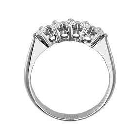 Bague de fiançailles 5 pierres diamant 0,30 carat