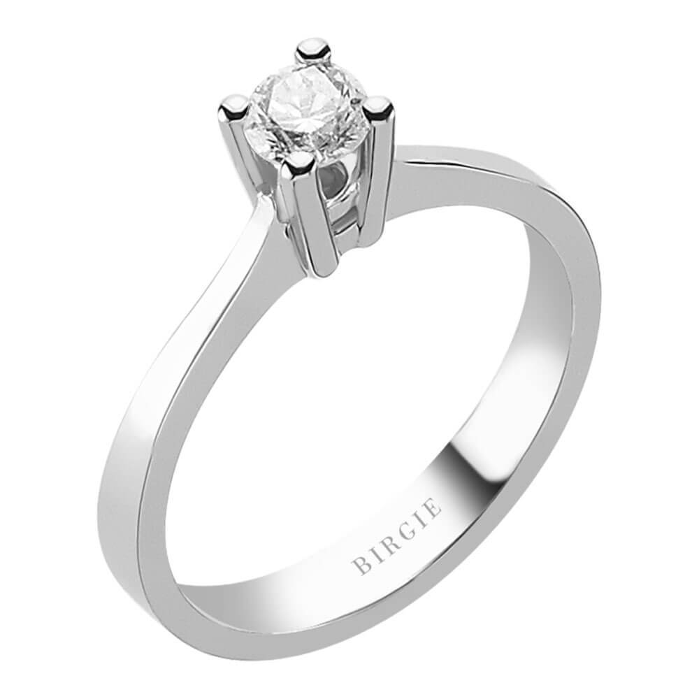 Bague solitaire diamant 0,31 carat