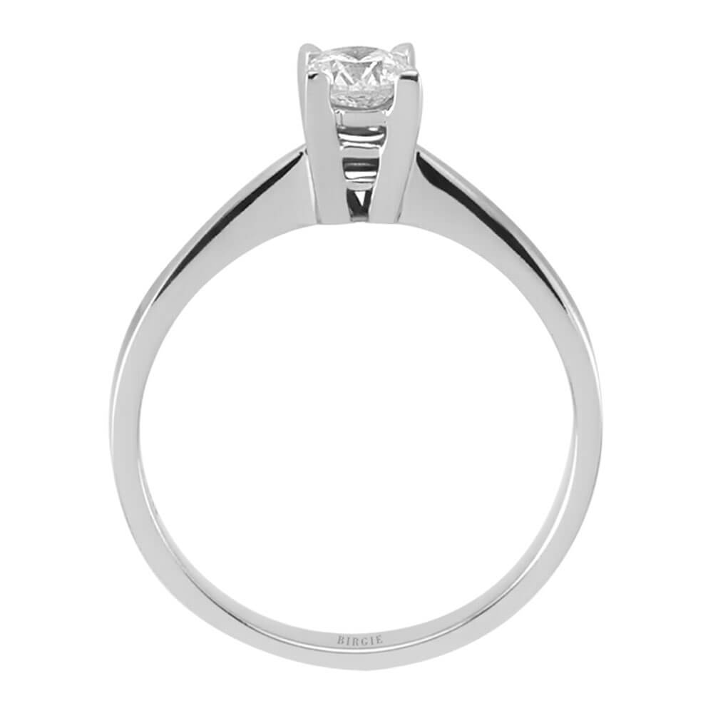 Bague solitaire diamant 0,33 carat