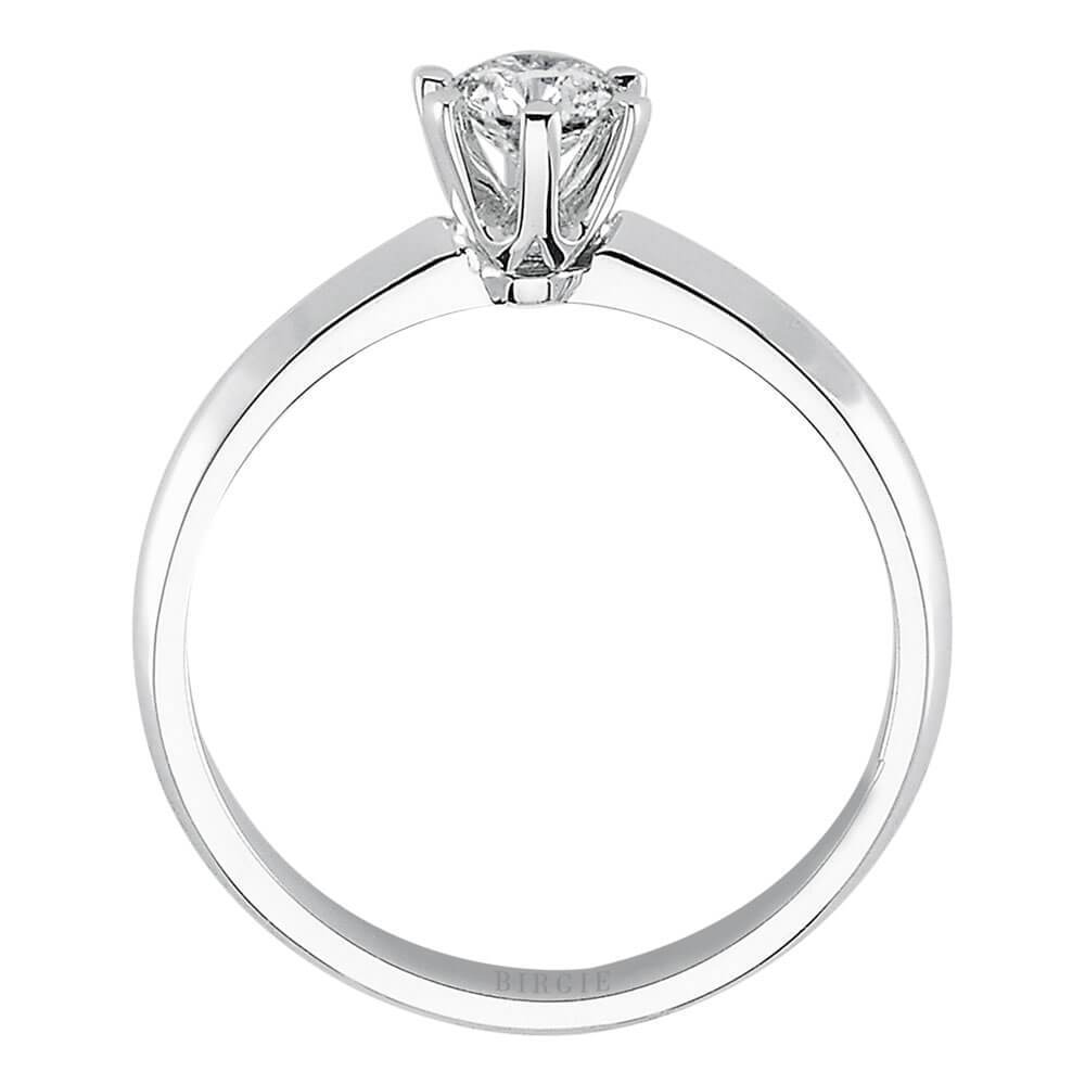 Bague solitaire diamant 0,34 carat