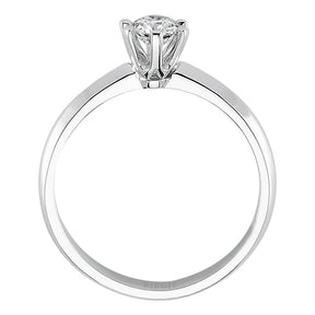 Bague solitaire diamant 0,34 carat