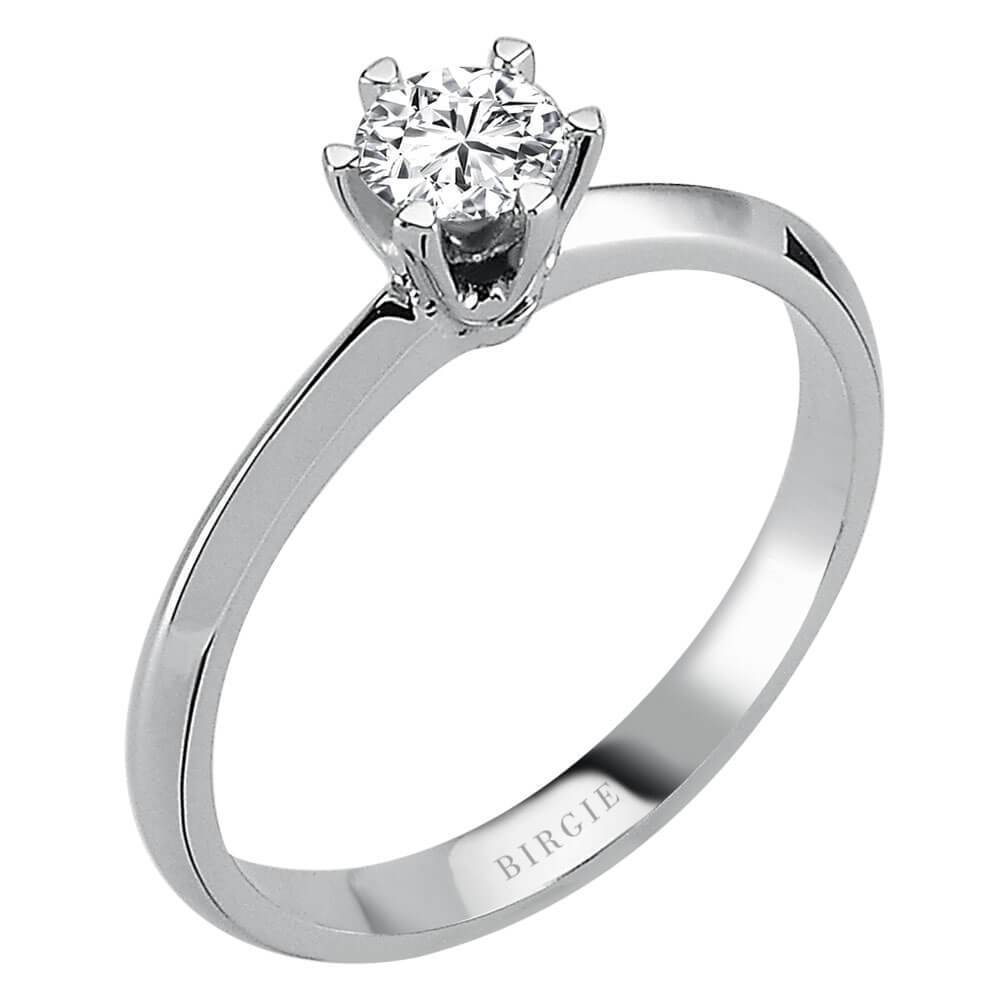 Bague solitaire diamant 0,34 carat