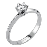 Bague solitaire diamant 0,34 carat