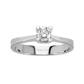 Bague solitaire diamant 0,35 carat