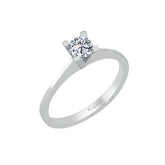 Bague solitaire diamant couleur G 0,40 carat