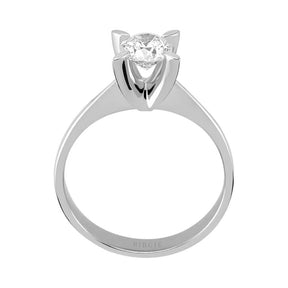 Bague solitaire diamant couleur G 0,60 carat