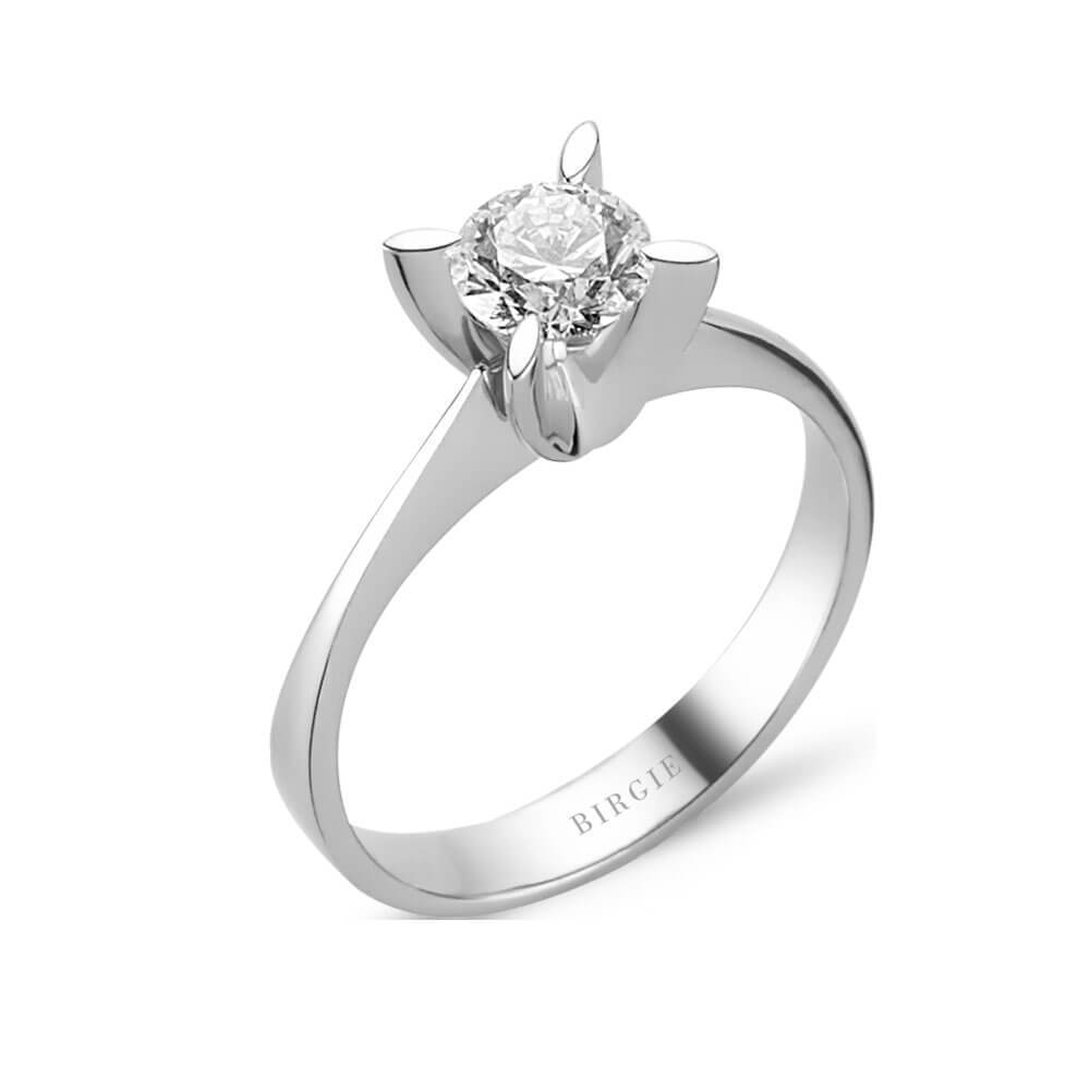Bague solitaire diamant couleur G 0,60 carat