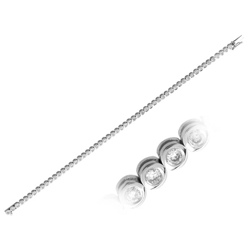 1.72 total carat diamond tennis bracelet