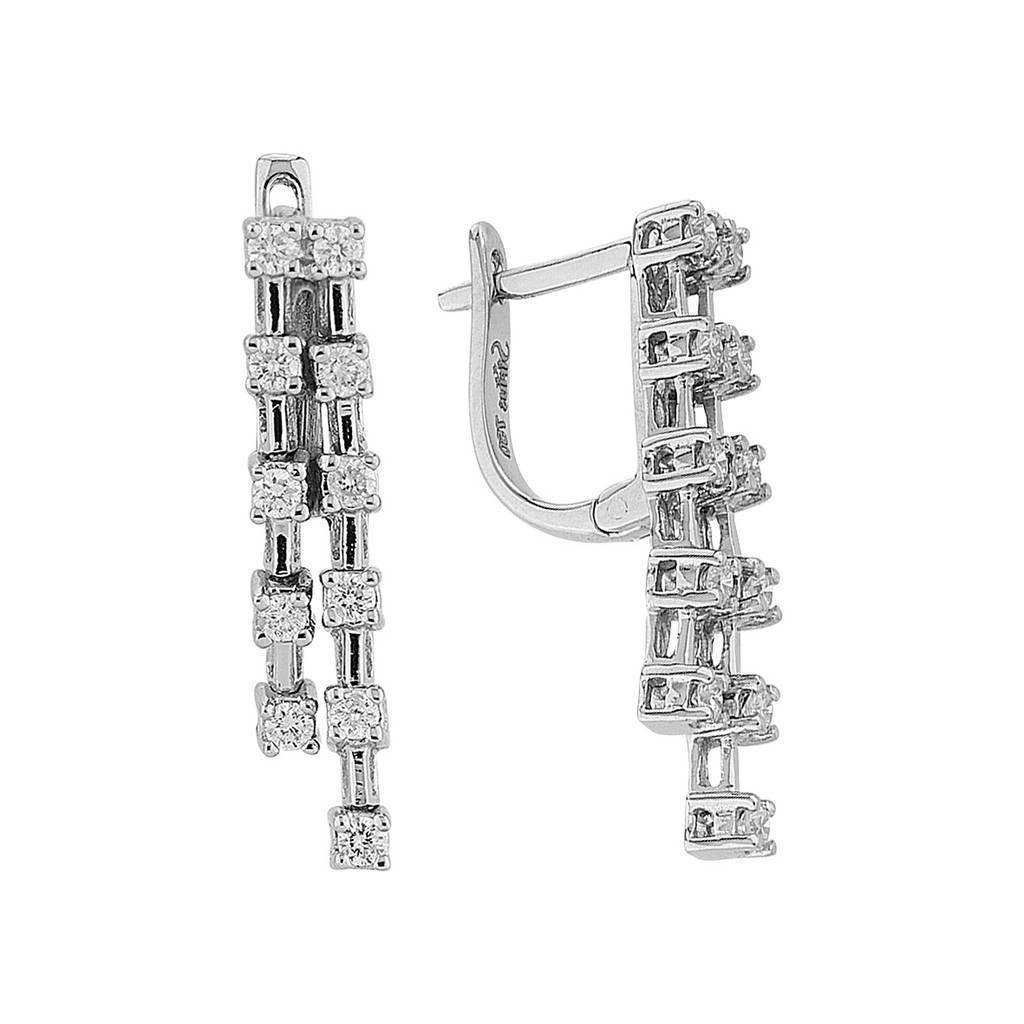 Diamond Tennis Earrings