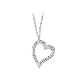 Diamond heart necklace
