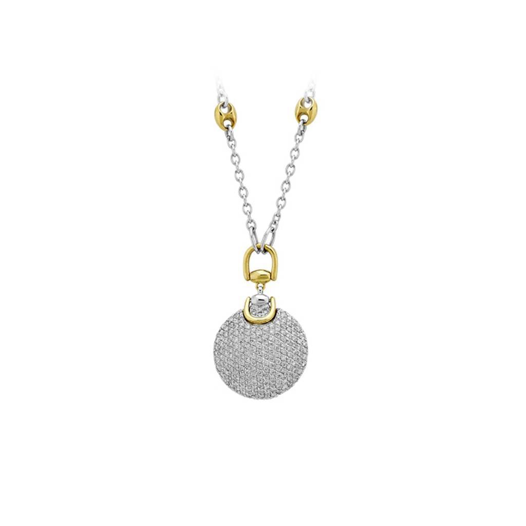 Diamond Medallion Necklace