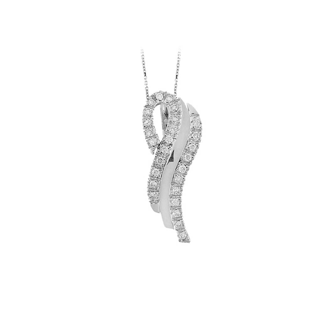 Diamond Swan Necklace