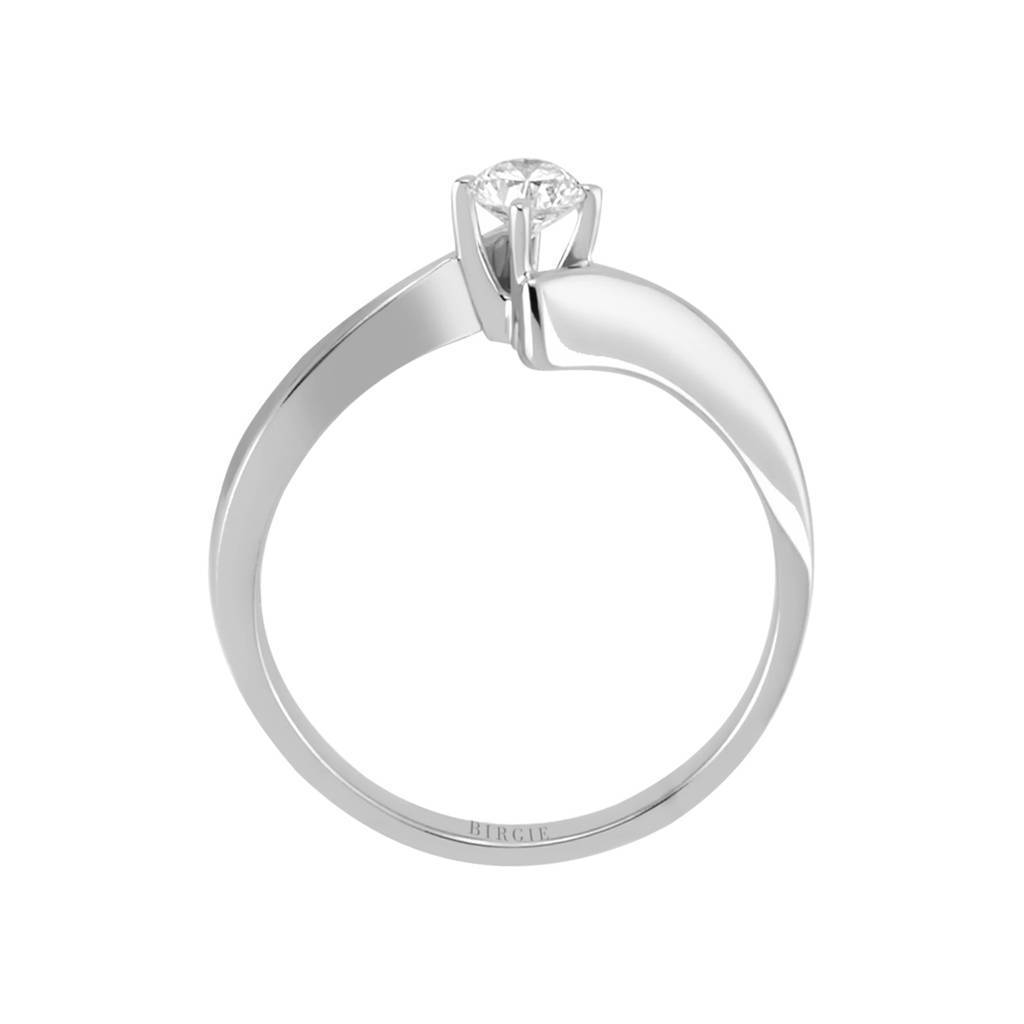 Bague solitaire diamant 0,24 carat