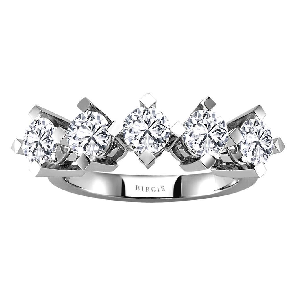 2.10 Carat Diamond 5 Stone Alliance