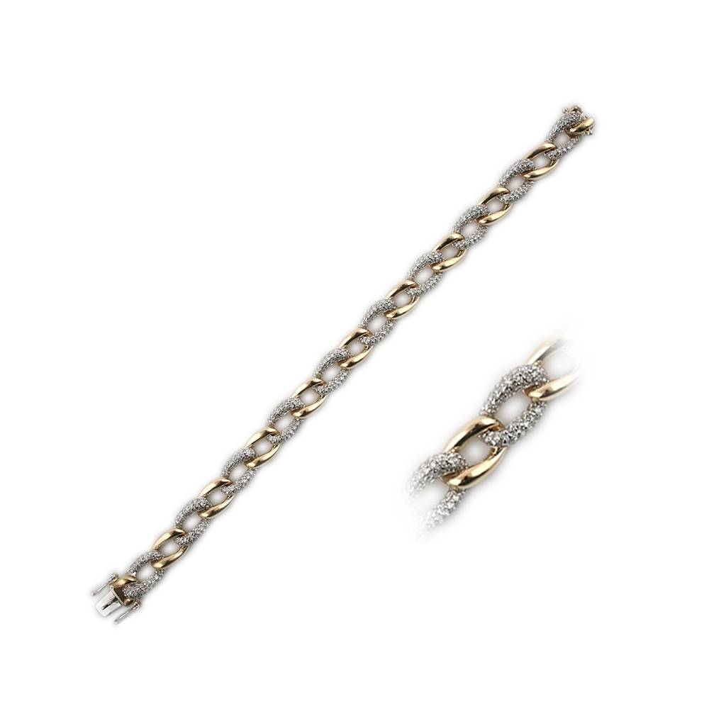 Round diamond bracelet