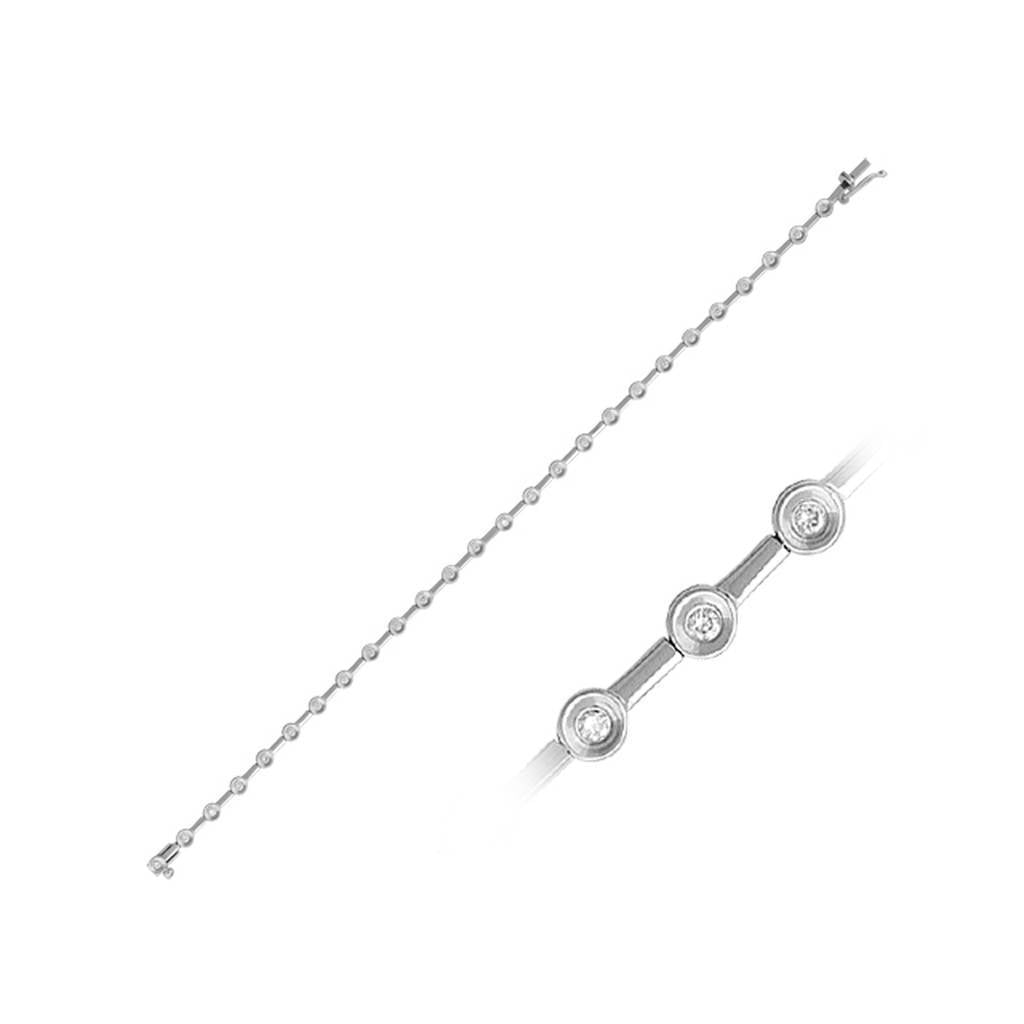 0.40 total carat diamond tennis bracelet