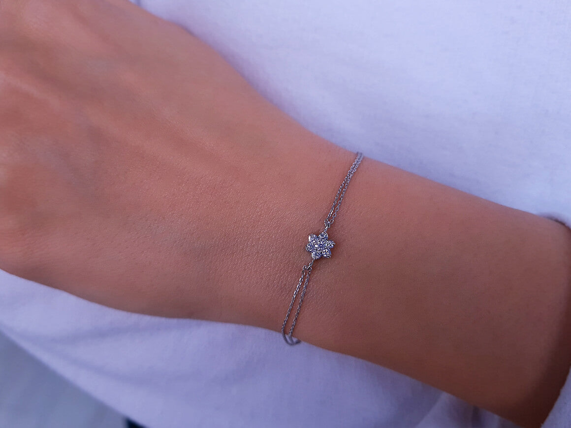 Diamond Daisy Bracelet