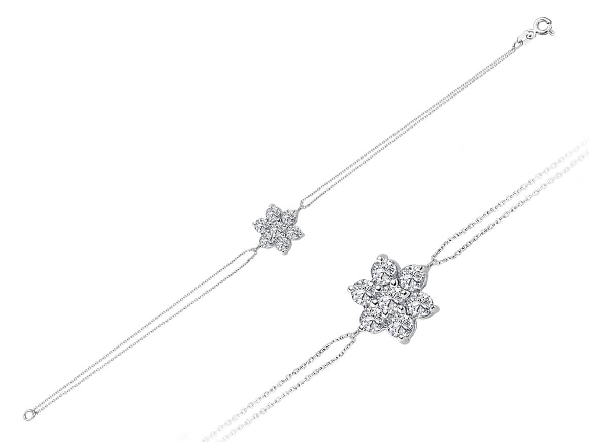 Diamond Daisy Bracelet
