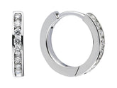 Diamond Hoop Earrings