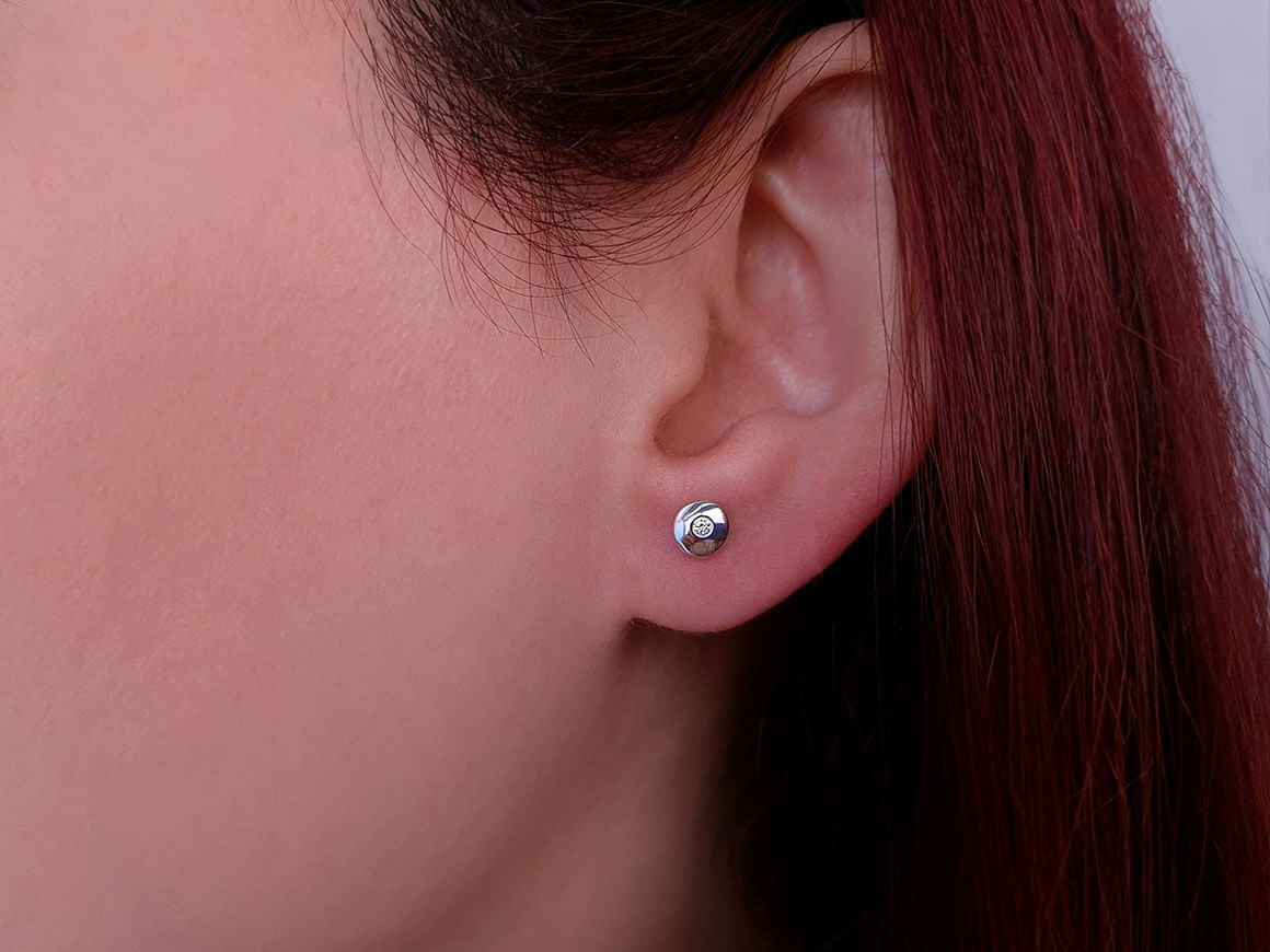 0.05 Carat Diamond Stud Earrings