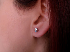 Boucles d'oreilles clous diamant 0,05 carat