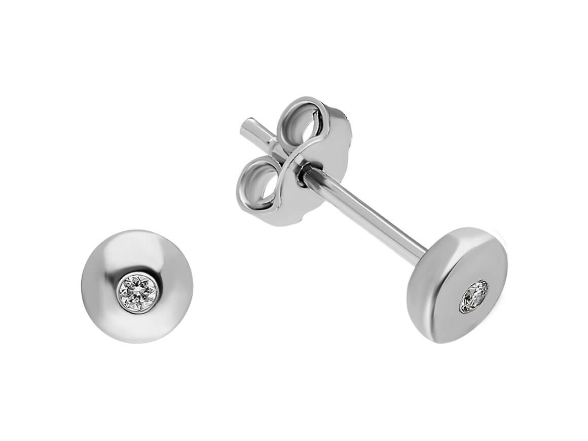 0.05 Carat Diamond Stud Earrings