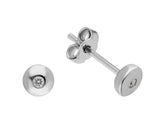 Boucles d'oreilles clous diamant 0,05 carat