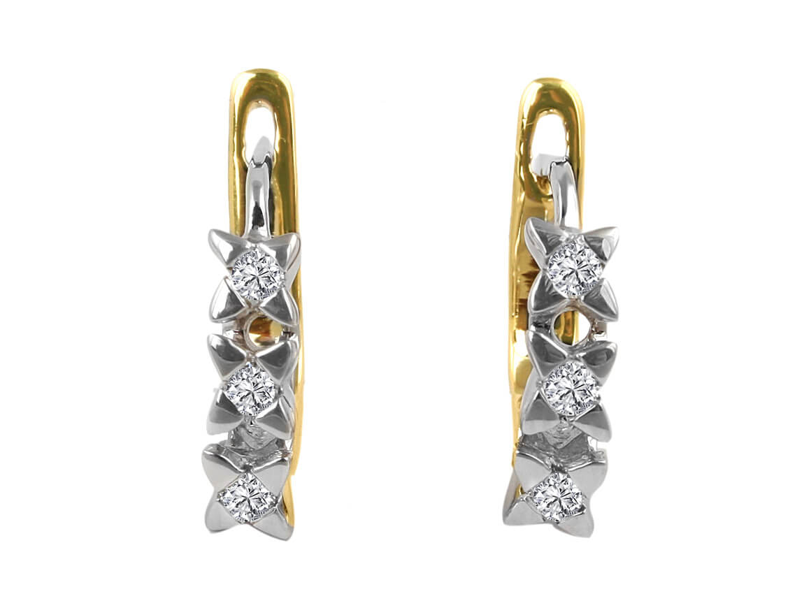 0.21 Carat Trilogy Earrings
