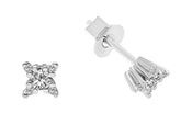 0.25 total carat solitaire earrings