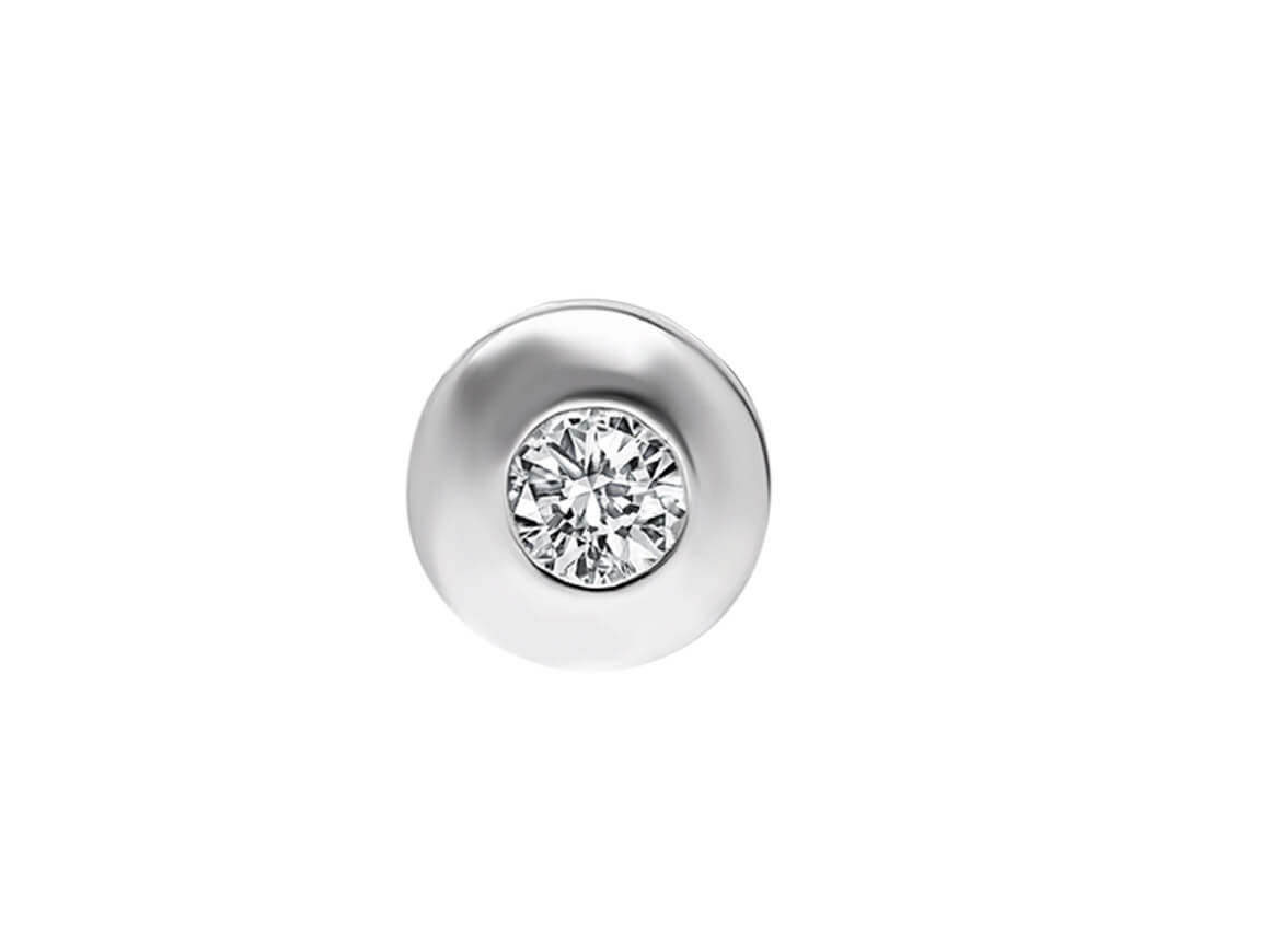 0.07 Carat Diamond Men Earring