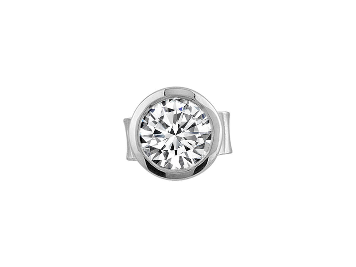 0.24 Carat Diamond Men's Stud Earrings