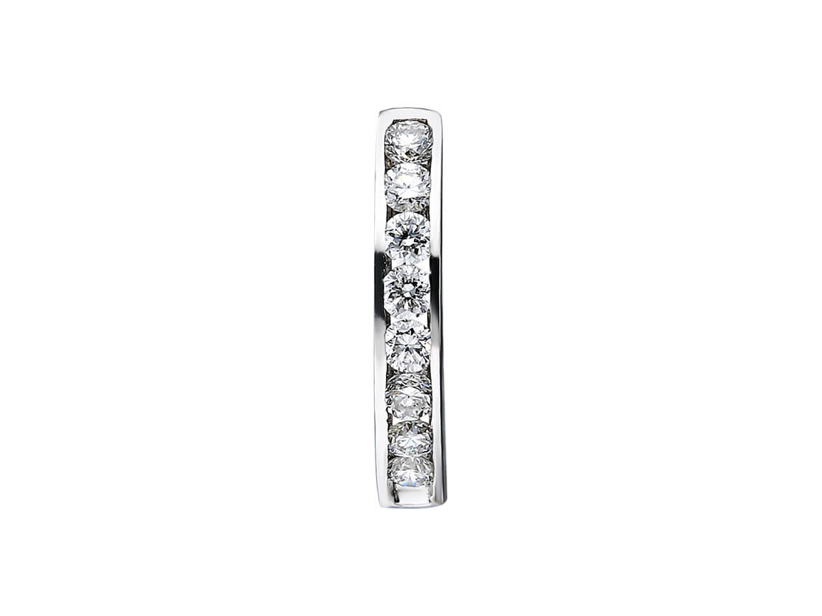 Diamond Men's Hoop Earrings