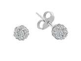 Boucles d'oreilles solitaires diamant