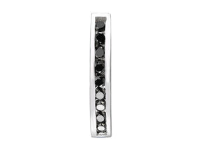 Black Diamond Men's Hoop Earrings