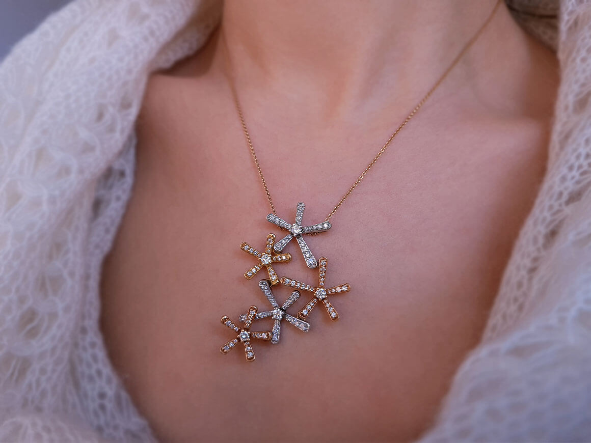Diamond Star Necklace