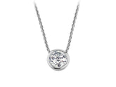 0.57 Carat Diamond Solitaire Necklace