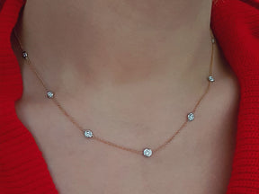 Collier chaîne diamant