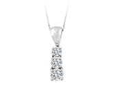 0.92 Carat Trilogy Diamond Necklace