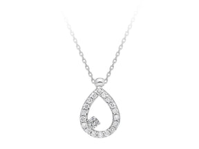 Diamond Drop Necklace