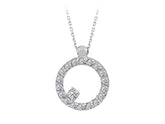 Diamond Round Necklace
