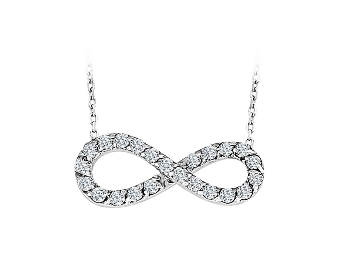 Diamond Infinity Necklace