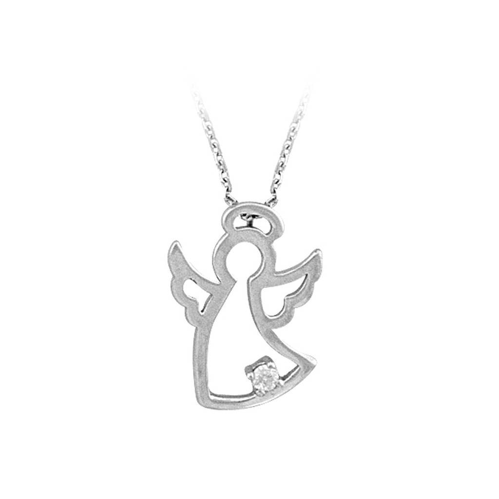 Diamond Angel Necklace