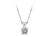 0.80 Carat Diamond Solitaire Necklace