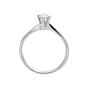 Bague solitaire diamant 0,24 carat