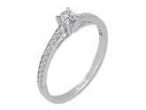 0.33 Carat Diamond Halo Ring