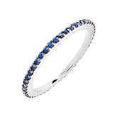 Sapphire All Around Alliance Ring