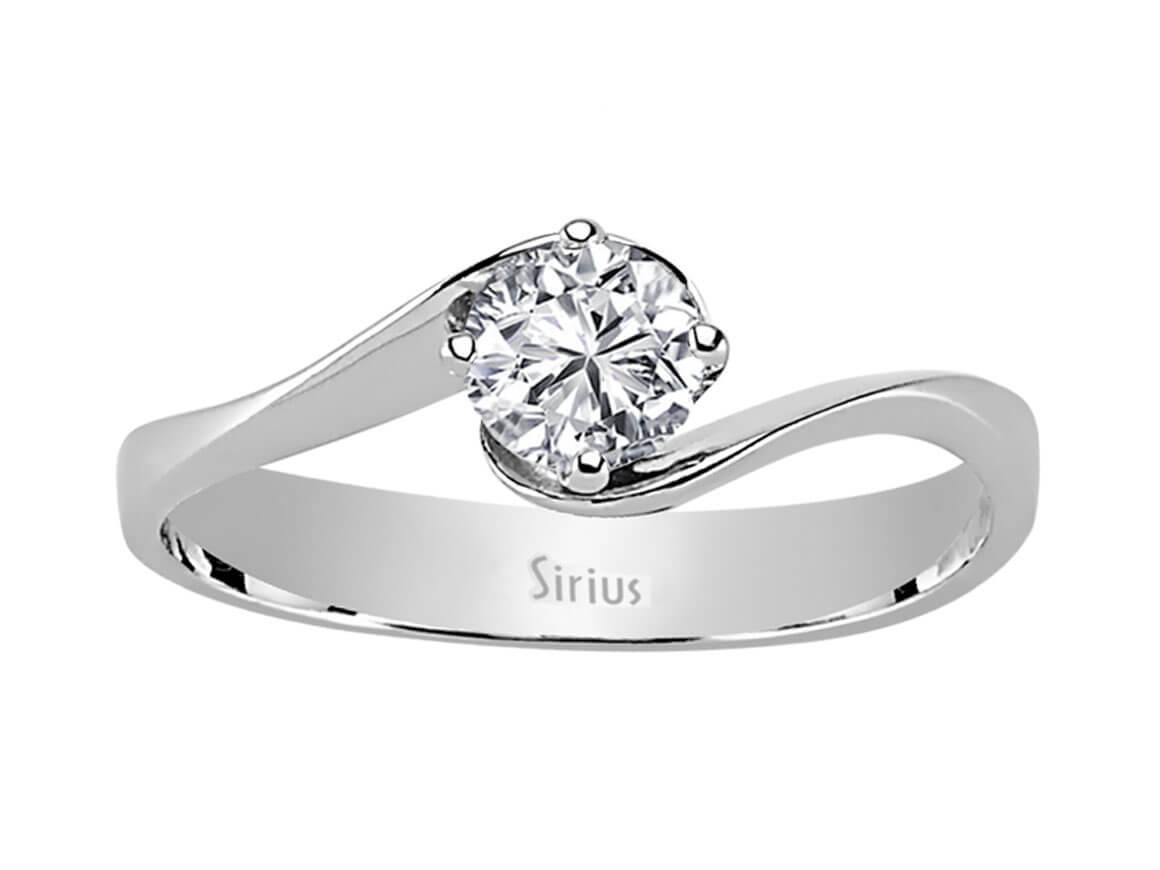Bague solitaire diamant 0,45 carat