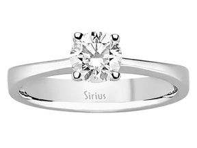 Bague solitaire diamant 0,71 carat